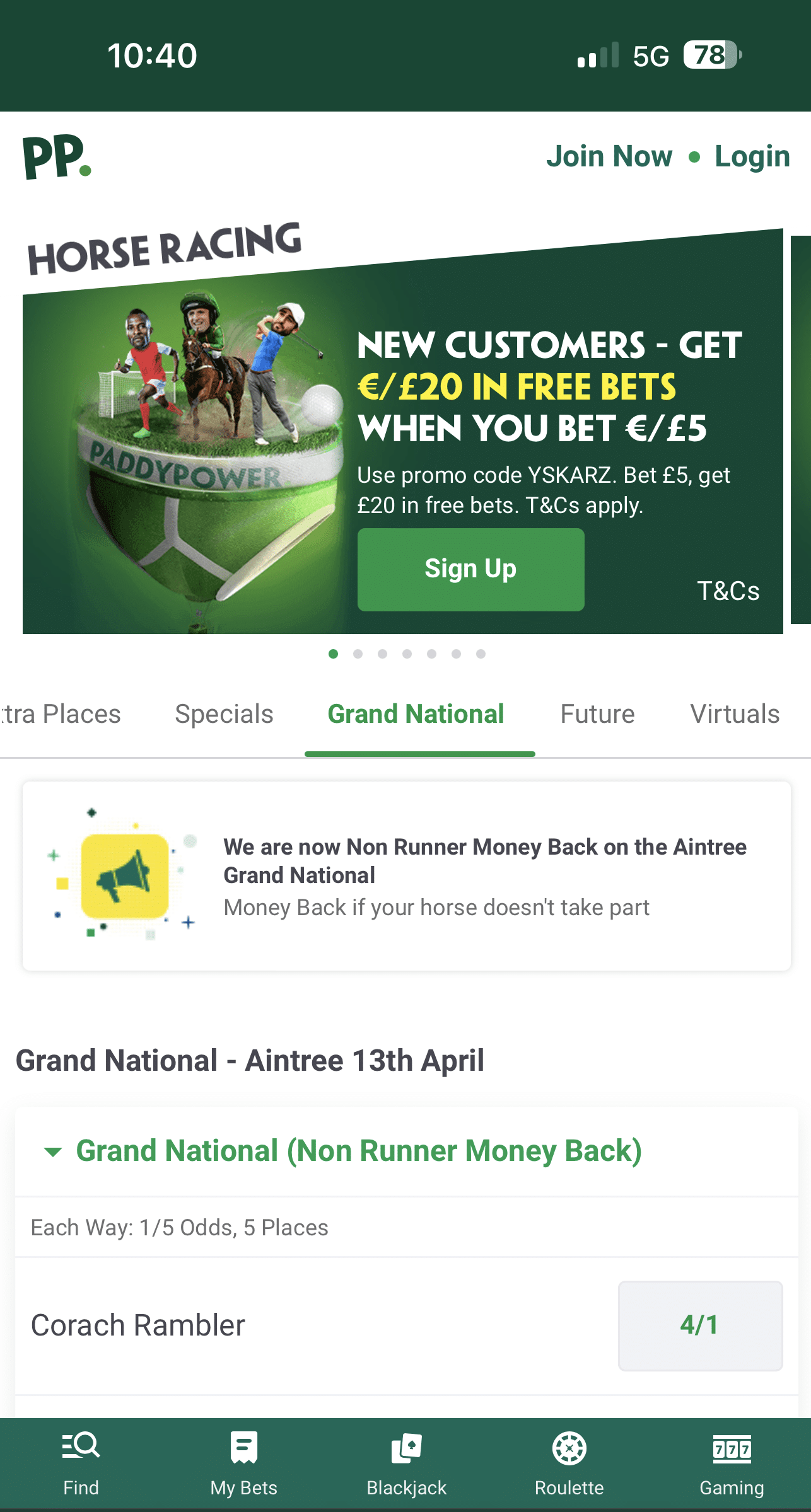 Paddy Power Horse Racing