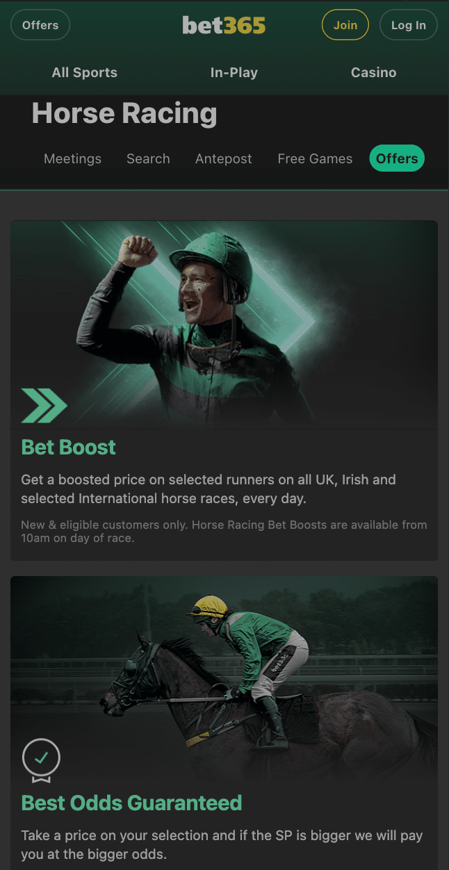 bet365 Existing Customer Offers