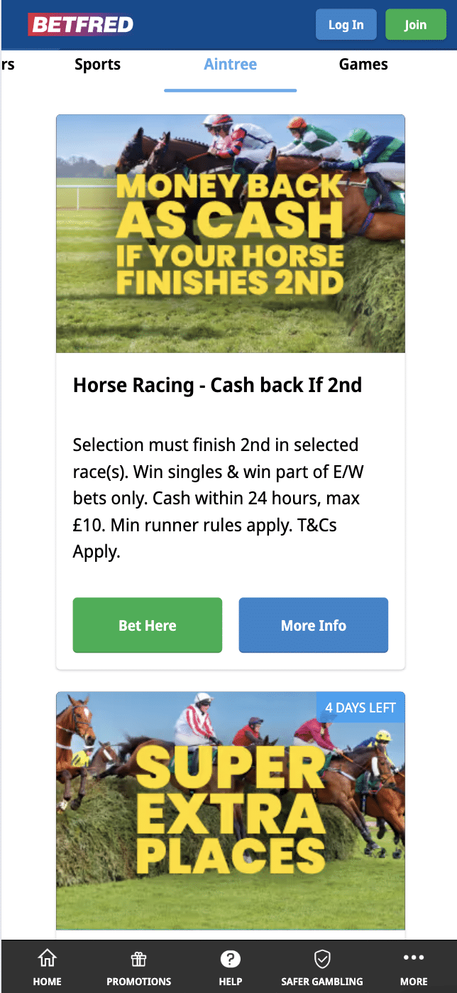 Betfred Existing Customer Betting Offers